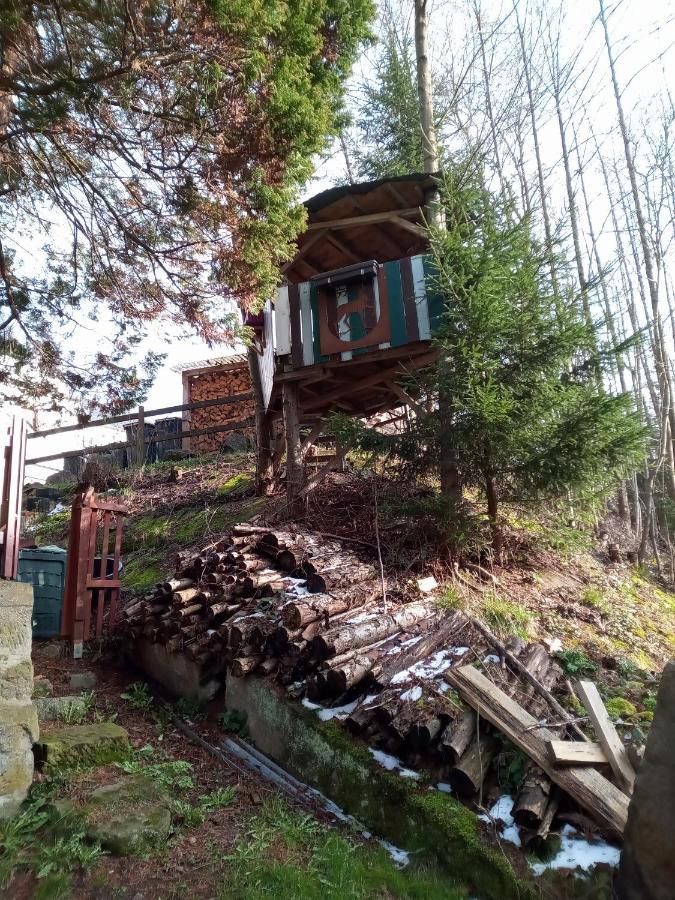 Ferienwohnung Zum Sebnitzer Hirsch Екстериор снимка