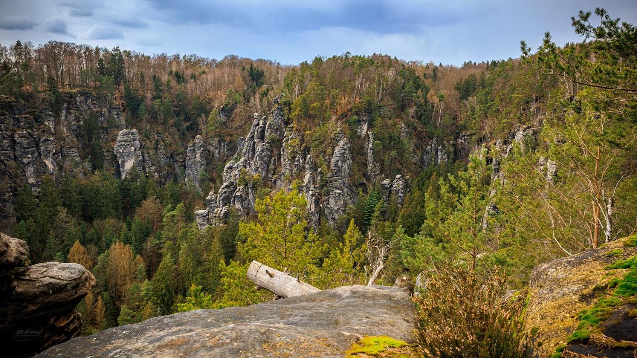 Ferienwohnung Zum Sebnitzer Hirsch Екстериор снимка
